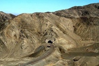 Tunnel travelling to Quetta Pakistan